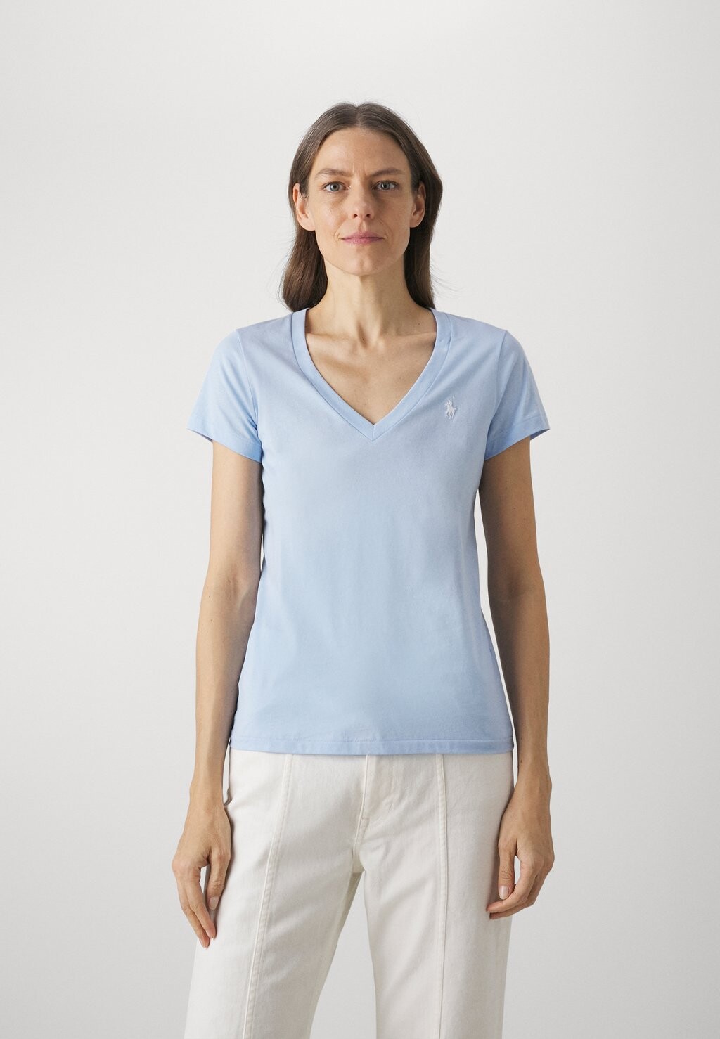 

Базовая футболка New Short Sleeve Polo Ralph Lauren, цвет office blue