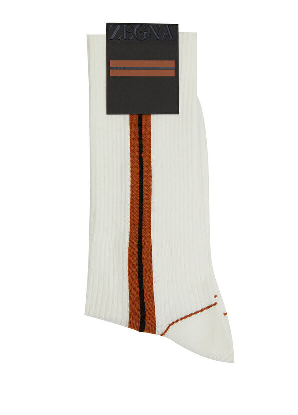 

Мужские носки off white в рубчик Zegna