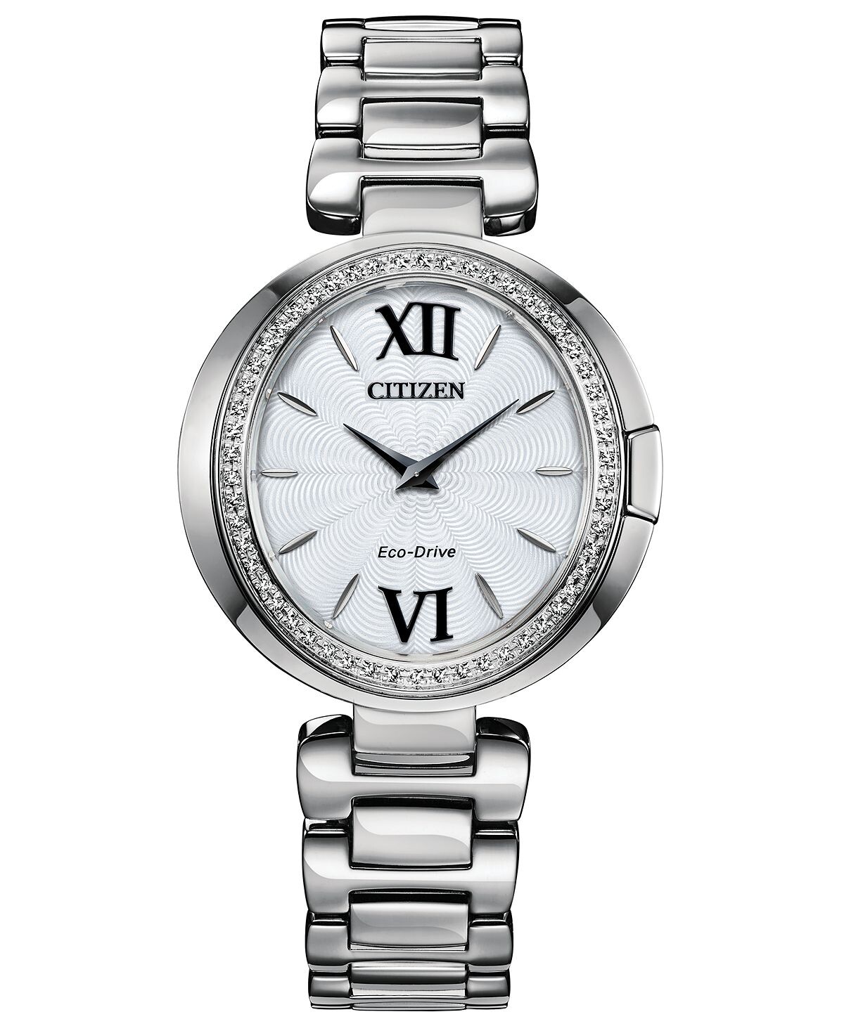

Женские часы Eco-Drive Capella с браслетом из нержавеющей стали, 34 мм Citizen, серебро