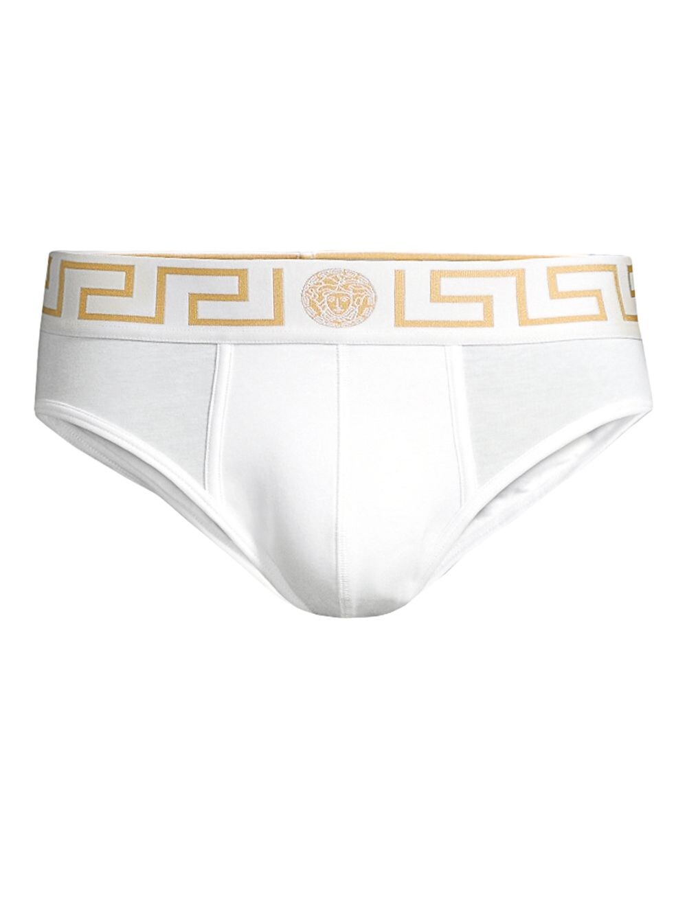 

Культовые трусы с низкой посадкой из эластичного хлопка Versace, белый