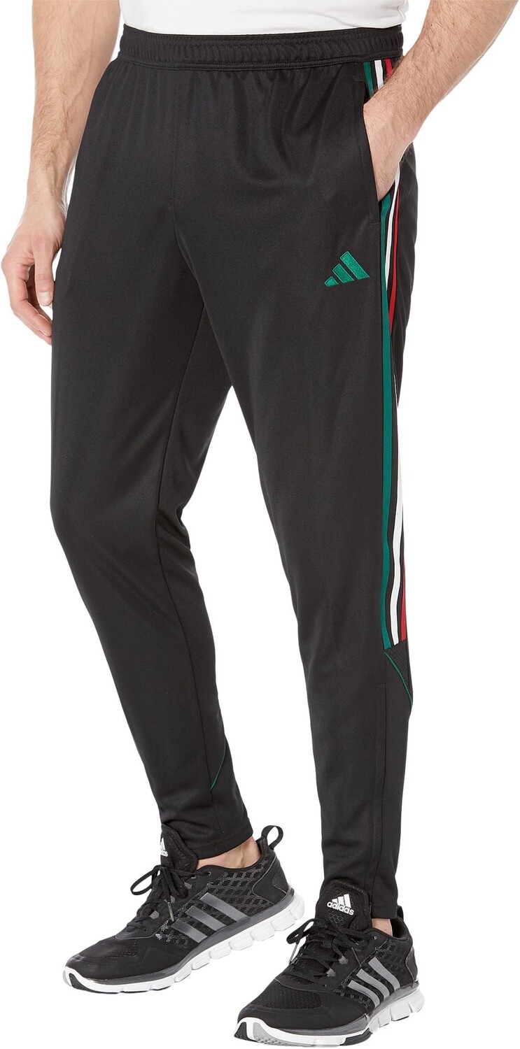 

Брюки Big & Tall Tiro '23 adidas, цвет Black/Team Dark Green