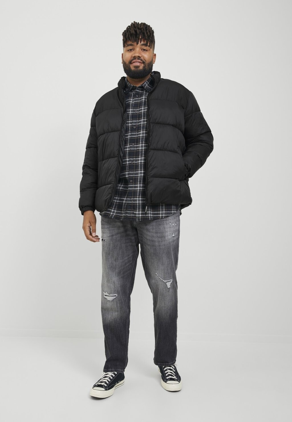 

Куртка Jack & Jones ETOBY PUFFER COLLAR PLS, черный