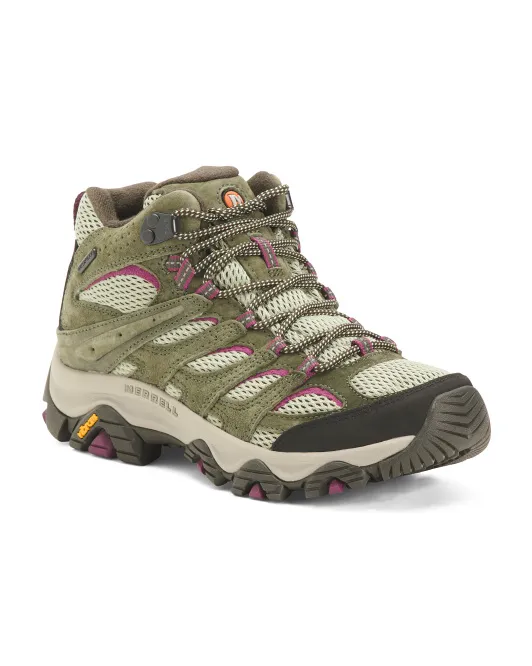 

Водонепроницаемые походные ботинки Moab 3 средней длины Merrell, цвет Lichen