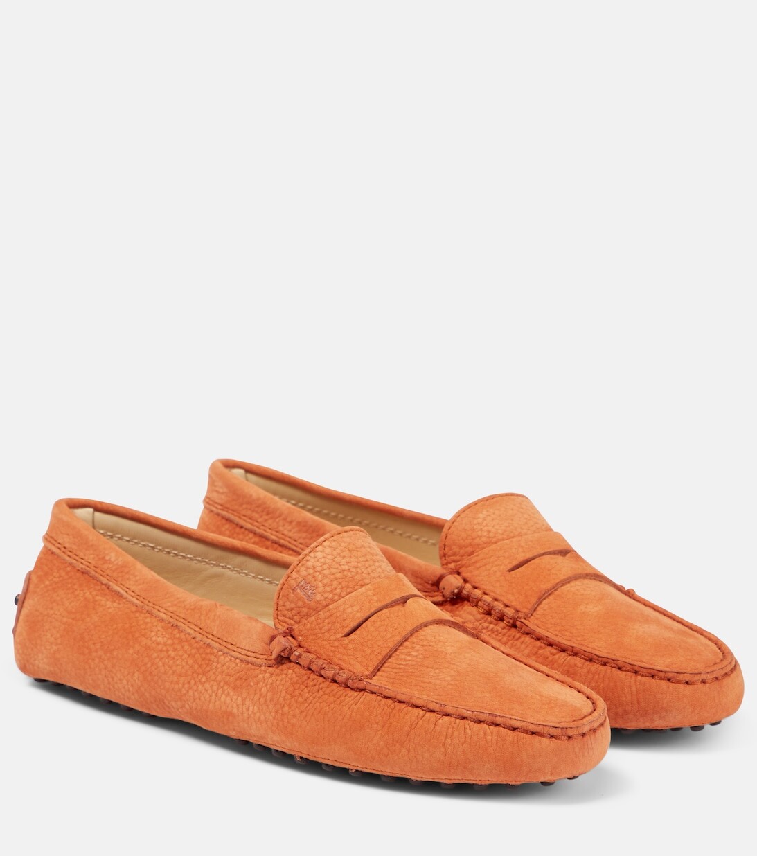 

Мокасины Gommino из кожи Tod's, оранжевый