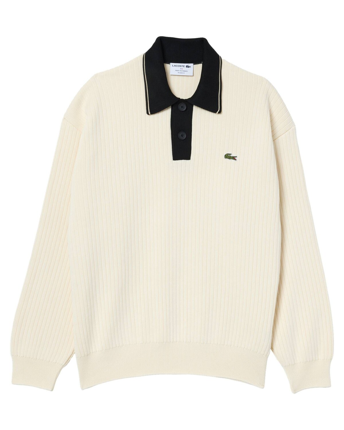 

Свитер-Поло с воротником Lacoste, белый