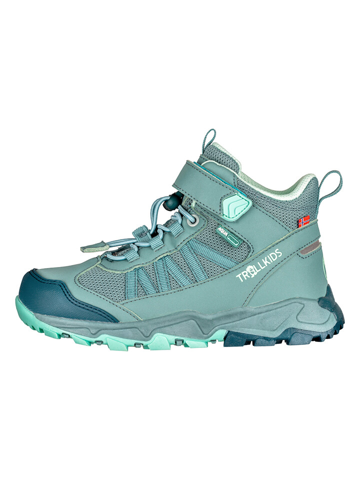 

Кроссовки Trollkids Tronfjell Hiker Mid, бирюзовый