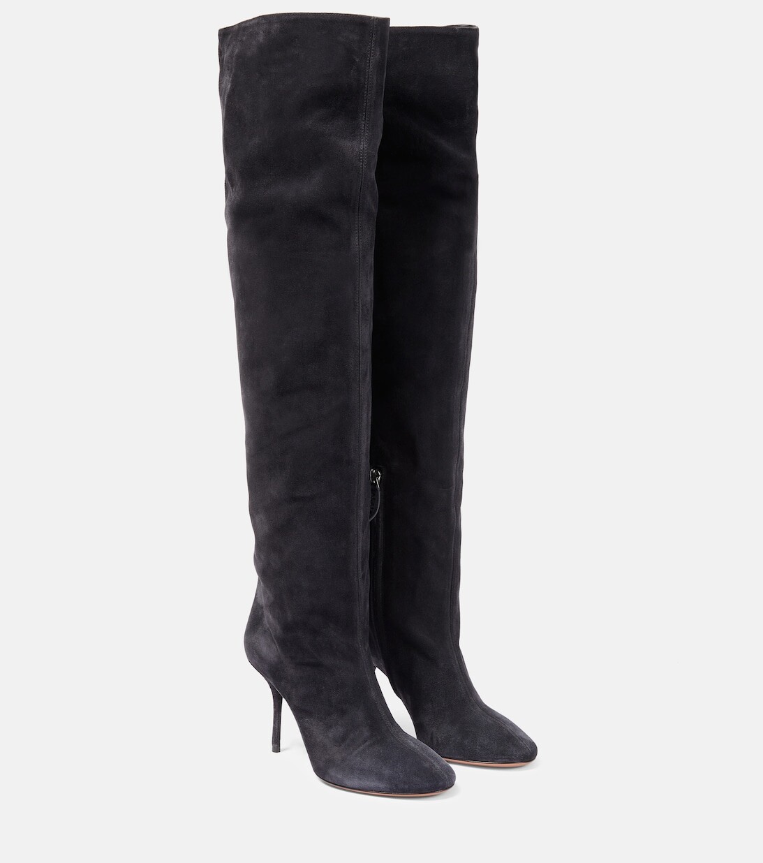 

Замшевые ботинки Fluide 90 Alaïa, черный