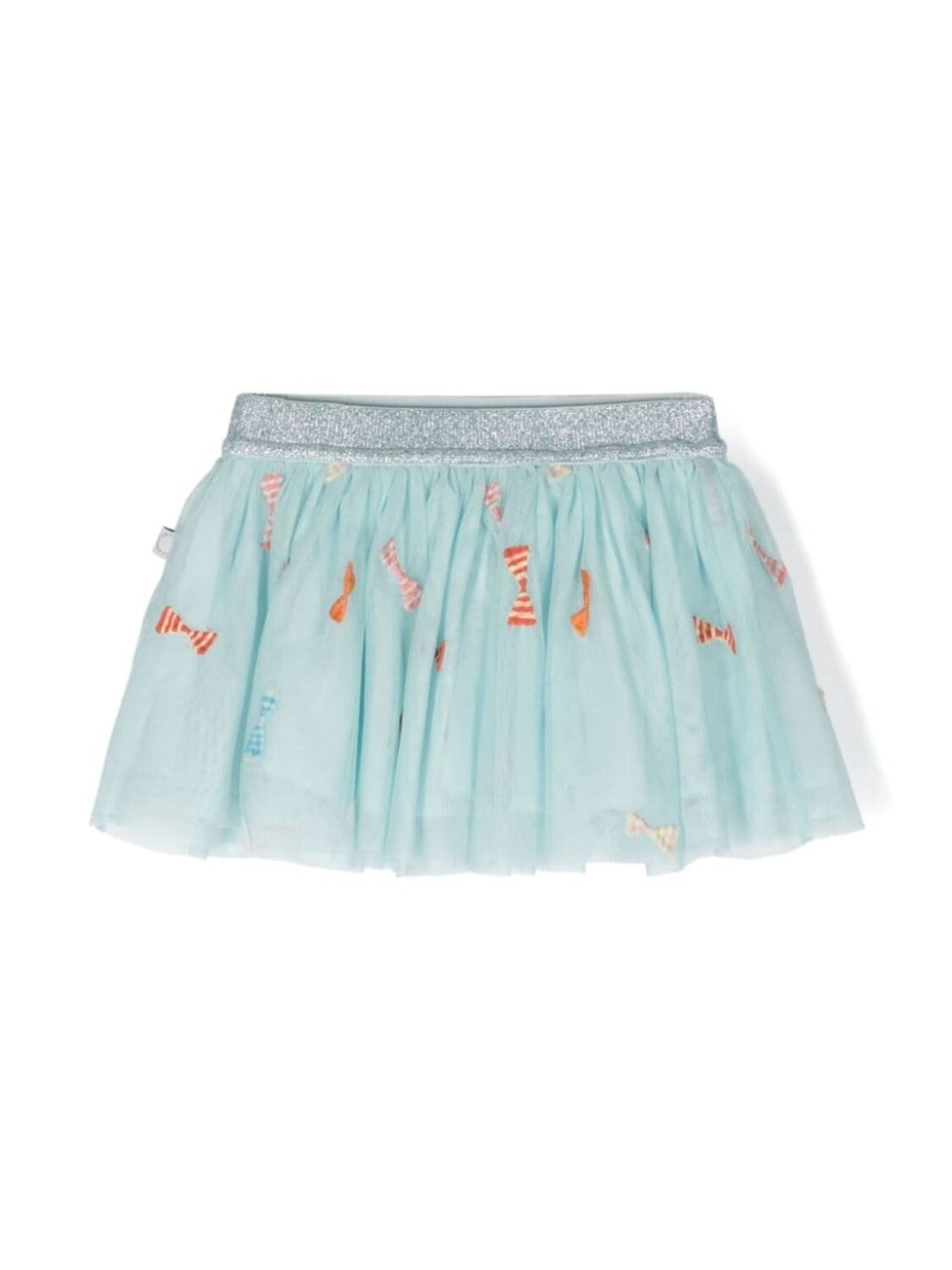 

Stella McCartney Kids пышная юбка с блестками и вышивкой, синий