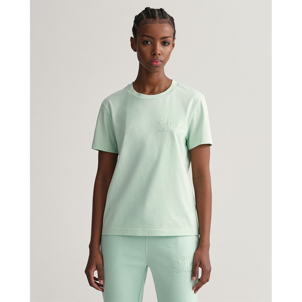 

Футболка Gant Reg Tonal Shield, зеленый