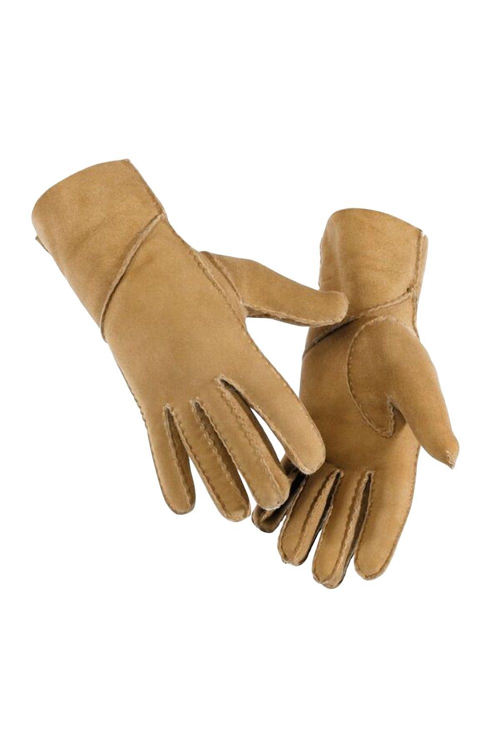 Перчатки из овчины с длинными манжетами Eastern Counties Leather, коричневый импортные высококачественные женские перчатки из натуральной кожи тонкие сохраняющие тепло перчатки из овчины с алмазным переплетением