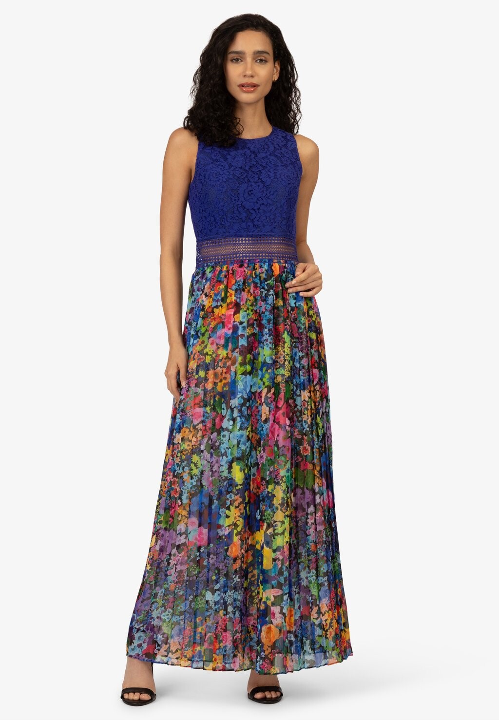 

Платье макси Apart, цвет blau multicolor