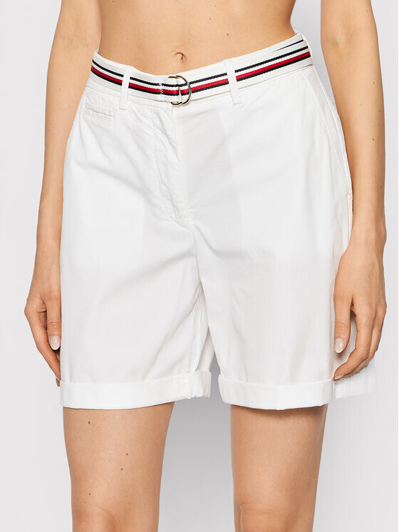 

Тканевые шорты стандартного кроя Tommy Hilfiger, белый