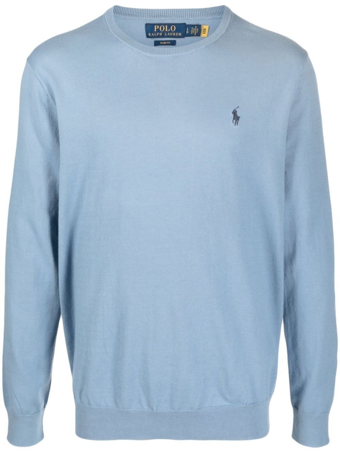 

Polo Ralph Lauren embroidered logo sweater, синий