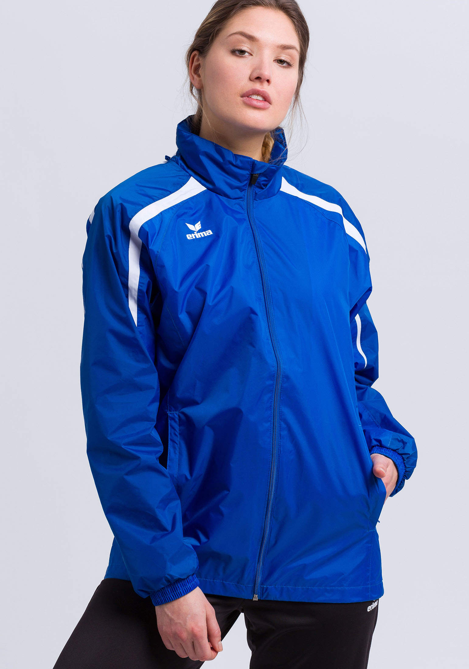 Функциональная куртка erima Liga 2.0 Allwetterjacke, цвет new royal/true blue/weiss