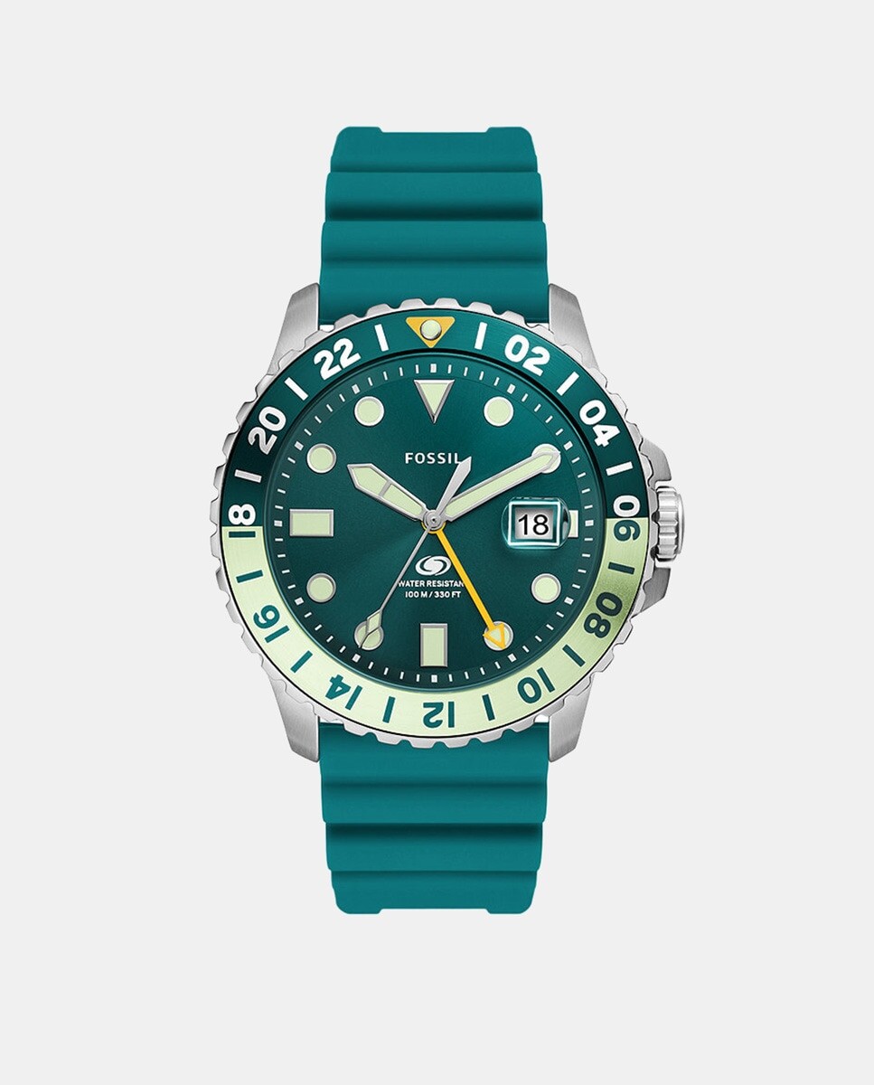

Fossil Blue FS5992 зеленые силиконовые женские часы Fossil, зеленый