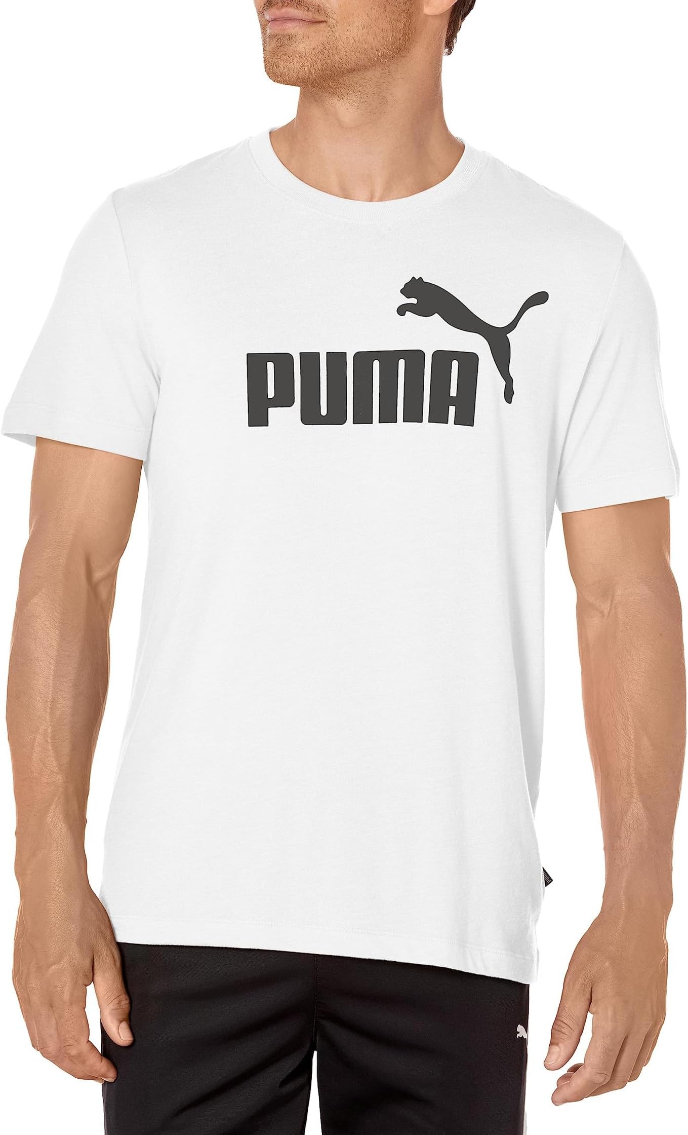 

Футболка с логотипом Essentials PUMA, цвет Puma White