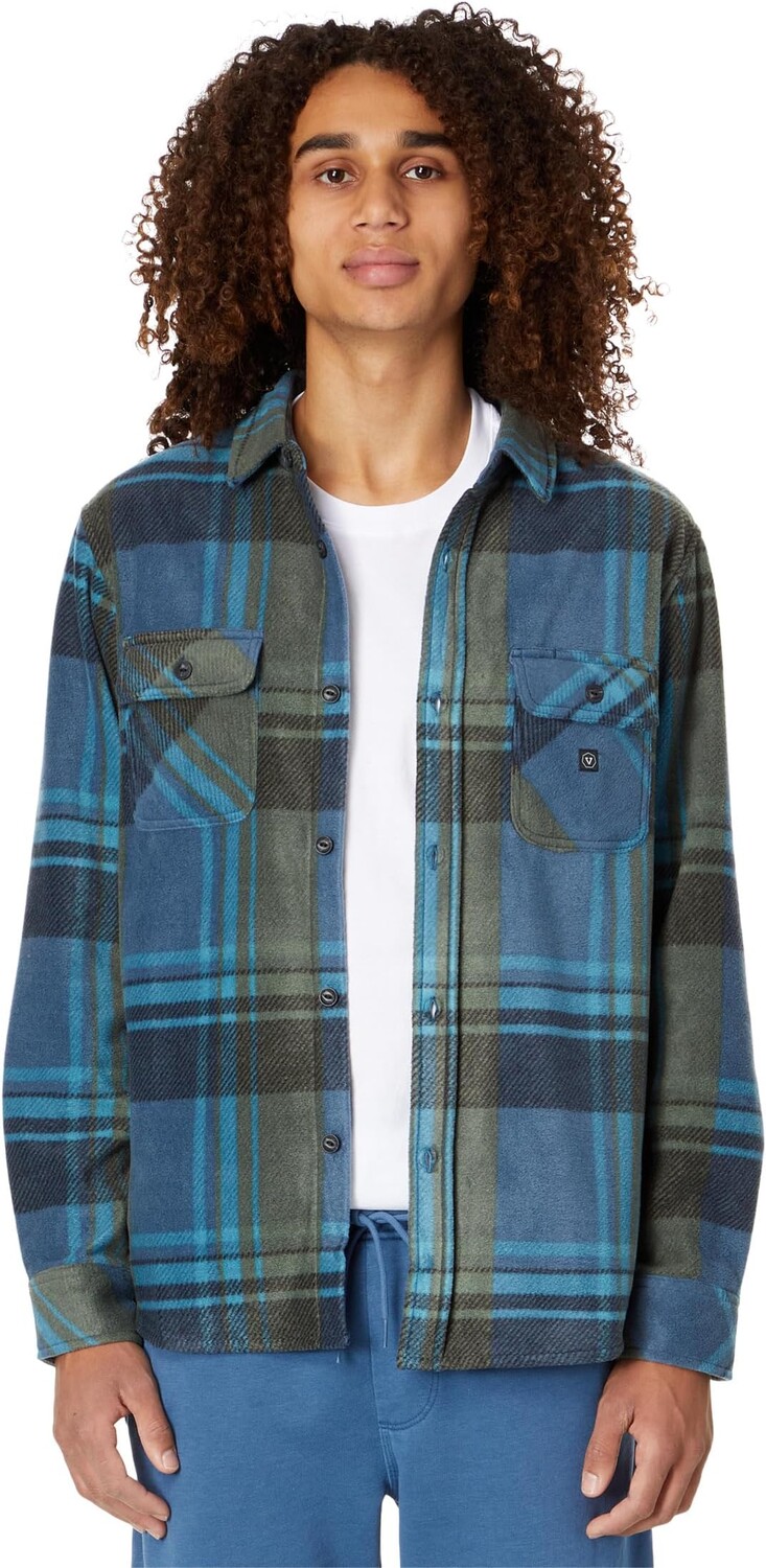 

Рубашка Eco-Zy Long Sleeve Polar Flannel VISSLA, цвет Midnight