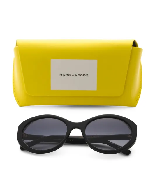 

Овальные солнцезащитные очки 56 мм Marc Jacobs, темно-серый