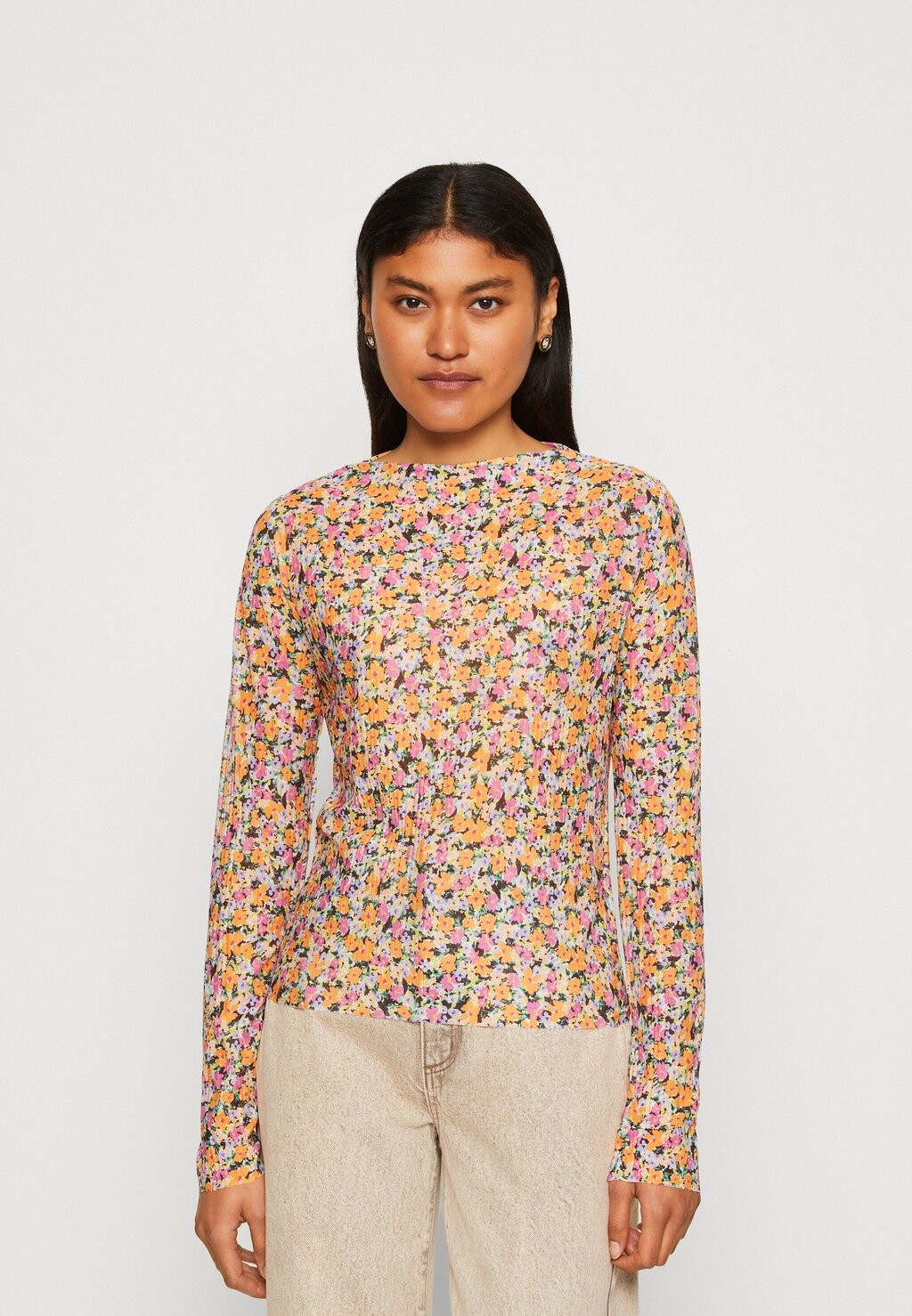 

Рубашка с длинным рукавом Gina Tricot, мультиколор