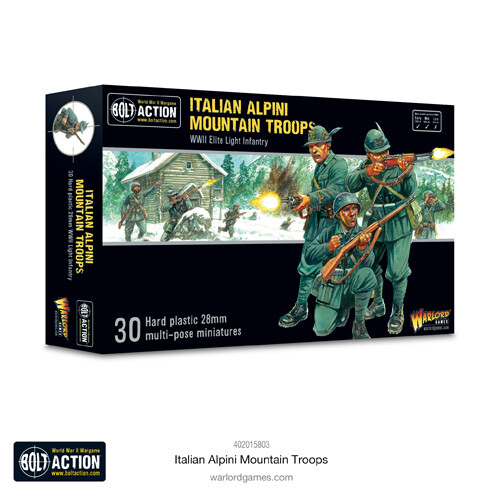 Фигурки Italian Alpini Mountain Troops Warlord Games