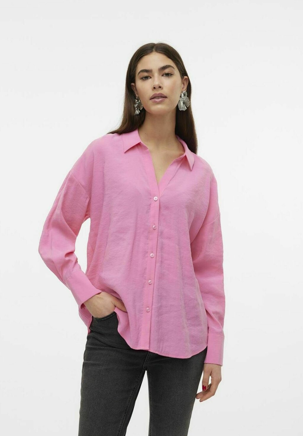 

Рубашка Vero Moda, розовый