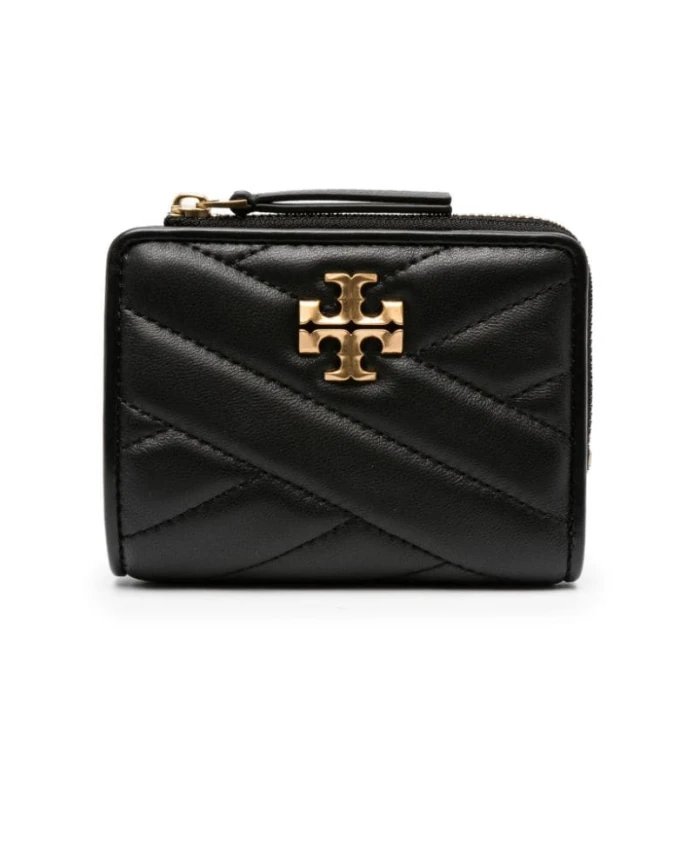 

Складной кошелек с узором Chevron Tory Burch, черный