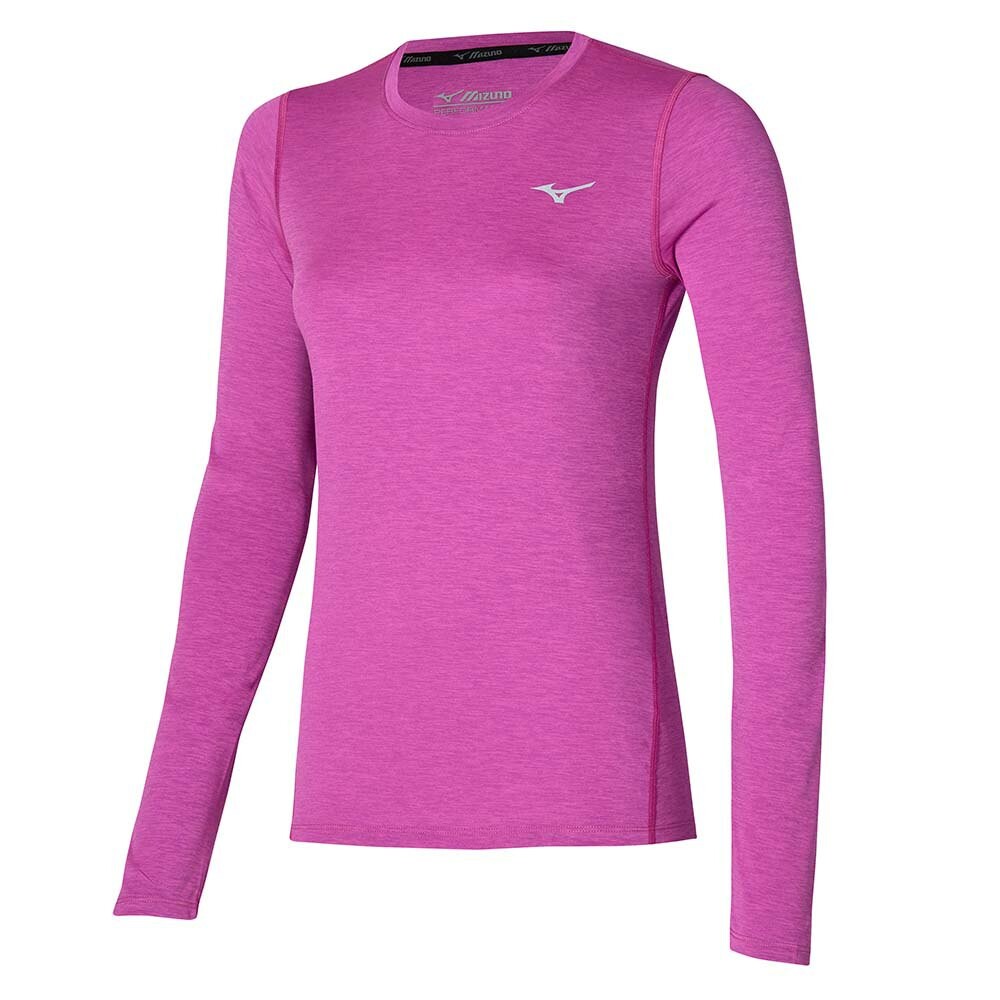 

Футболка с длинным рукавом Mizuno Impulse Core, розовый