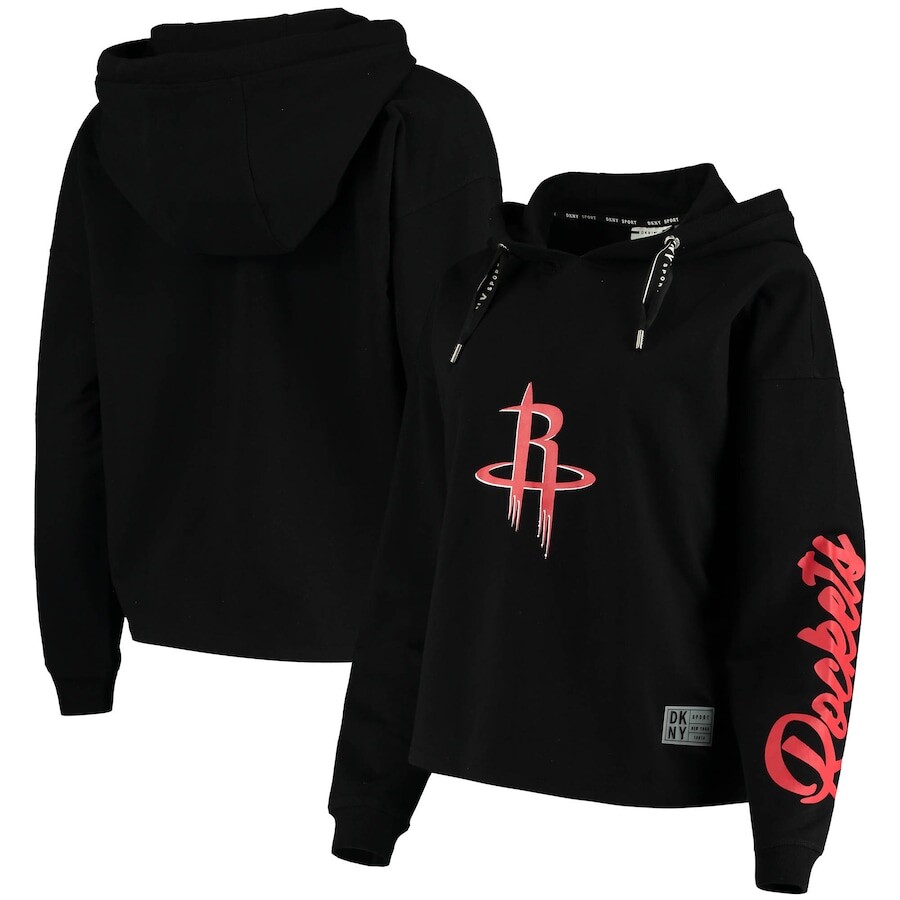 

Пуловер с капюшоном DKNY Sport Houston Rockets, черный