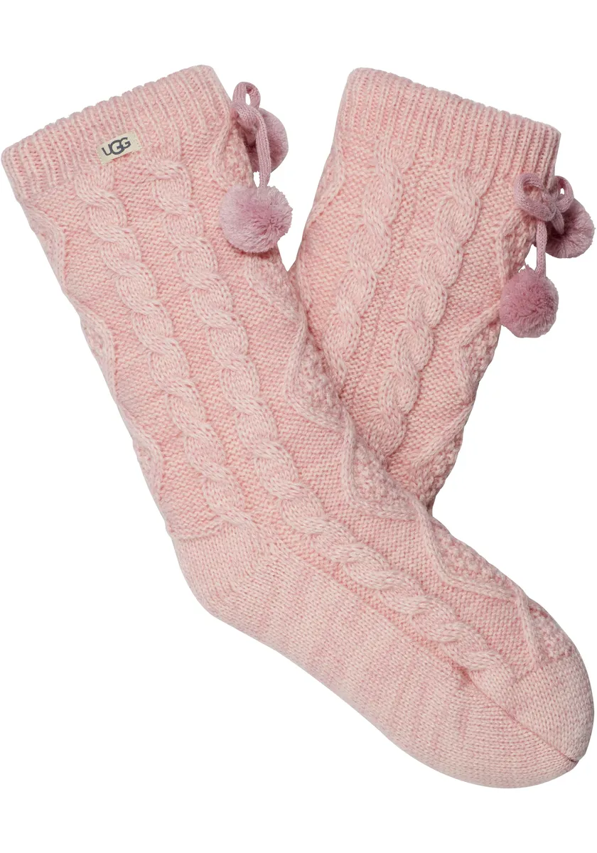 

Носки УГГ "W ПОДАРОЧНАЯ КОРОБКА НОСОК ПОМ ПОМ" Ugg, цвет Seashell Pink