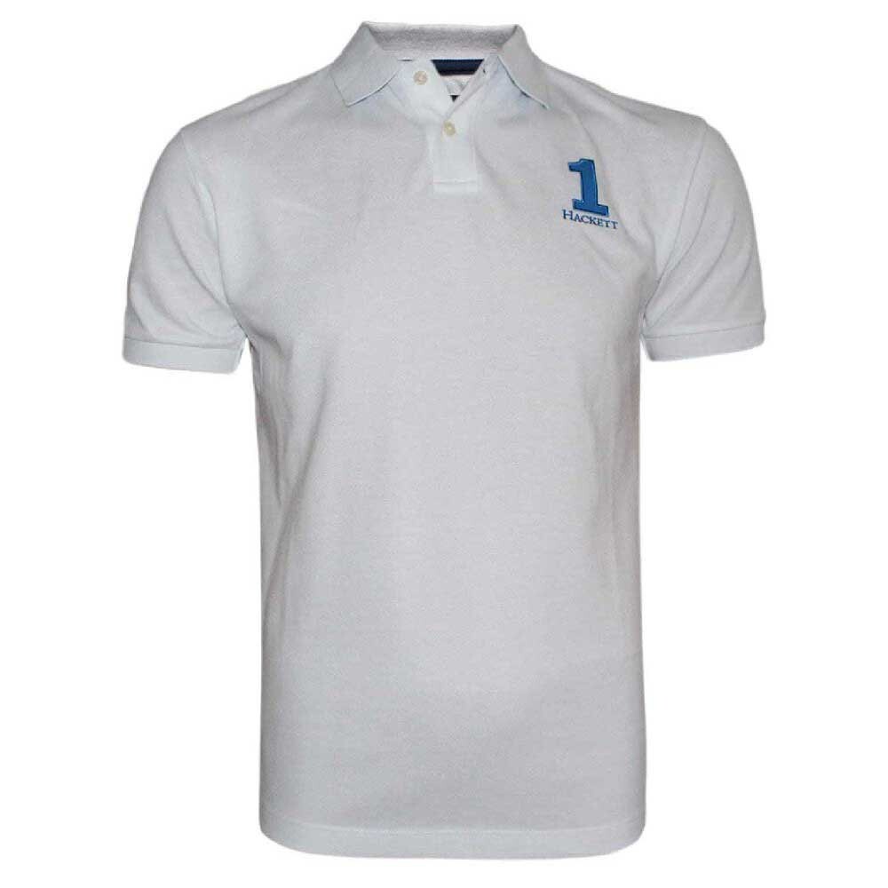 

Поло с коротким рукавом Hackett Chest Panel Crest, серый