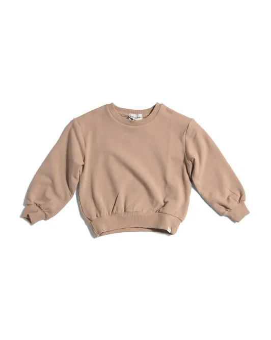 

Толстовка для девочек из махровой ткани Miles The Label, цвет Sand