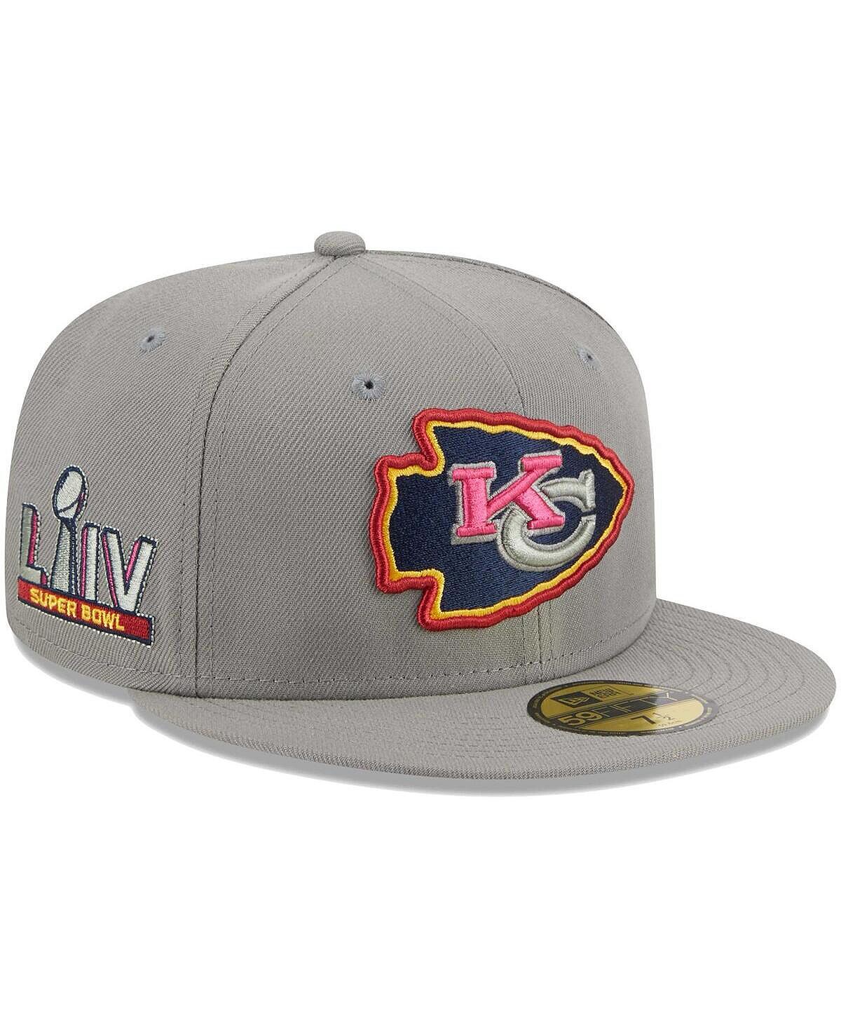 

Мужская серая приталенная шляпа Kansas City Chiefs Color Pack 59FIFTY New Era