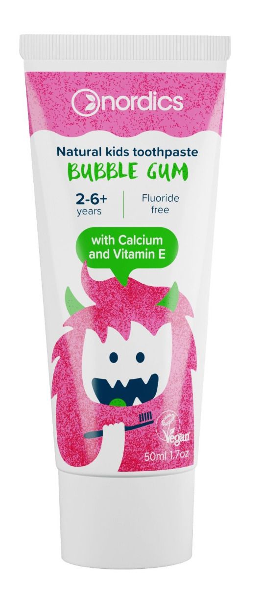 

Nordics Bubble Gum зубная паста для детей, 50 ml