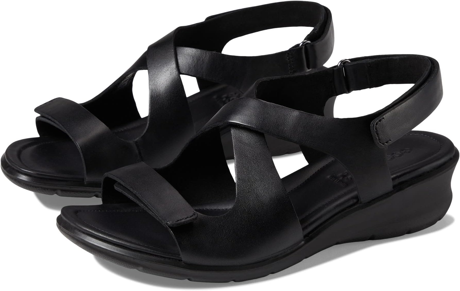 Босоножки Felicia Cross Sandal ECCO, черный босоножки ecco felicia sandal
