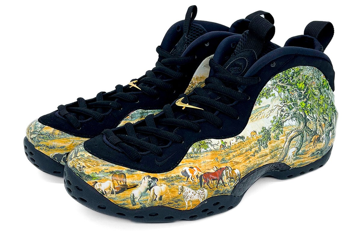 

Винтажные баскетбольные кроссовки Nike Foamposite One унисекс, Black