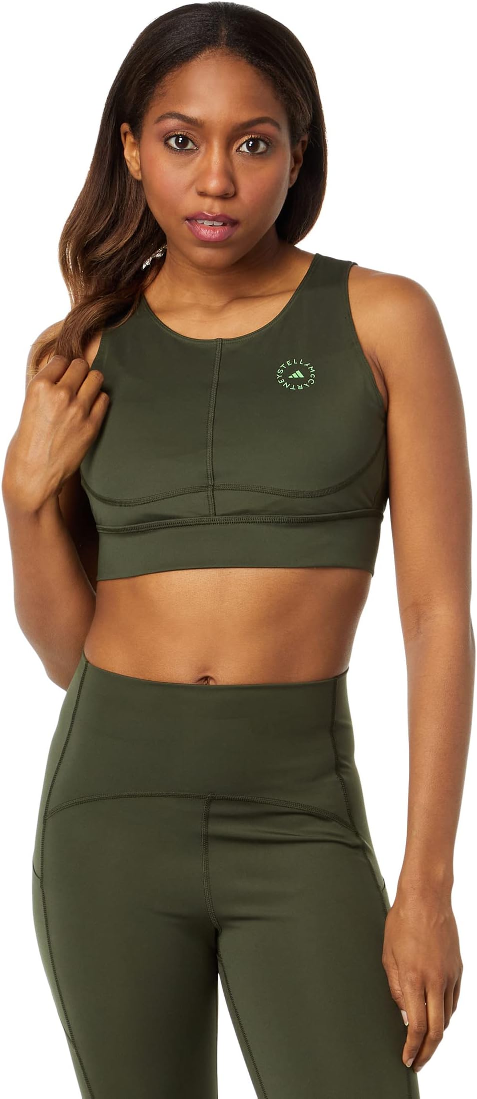 

Топ Adidas Training Crop HR2189, цвет Night Cargo