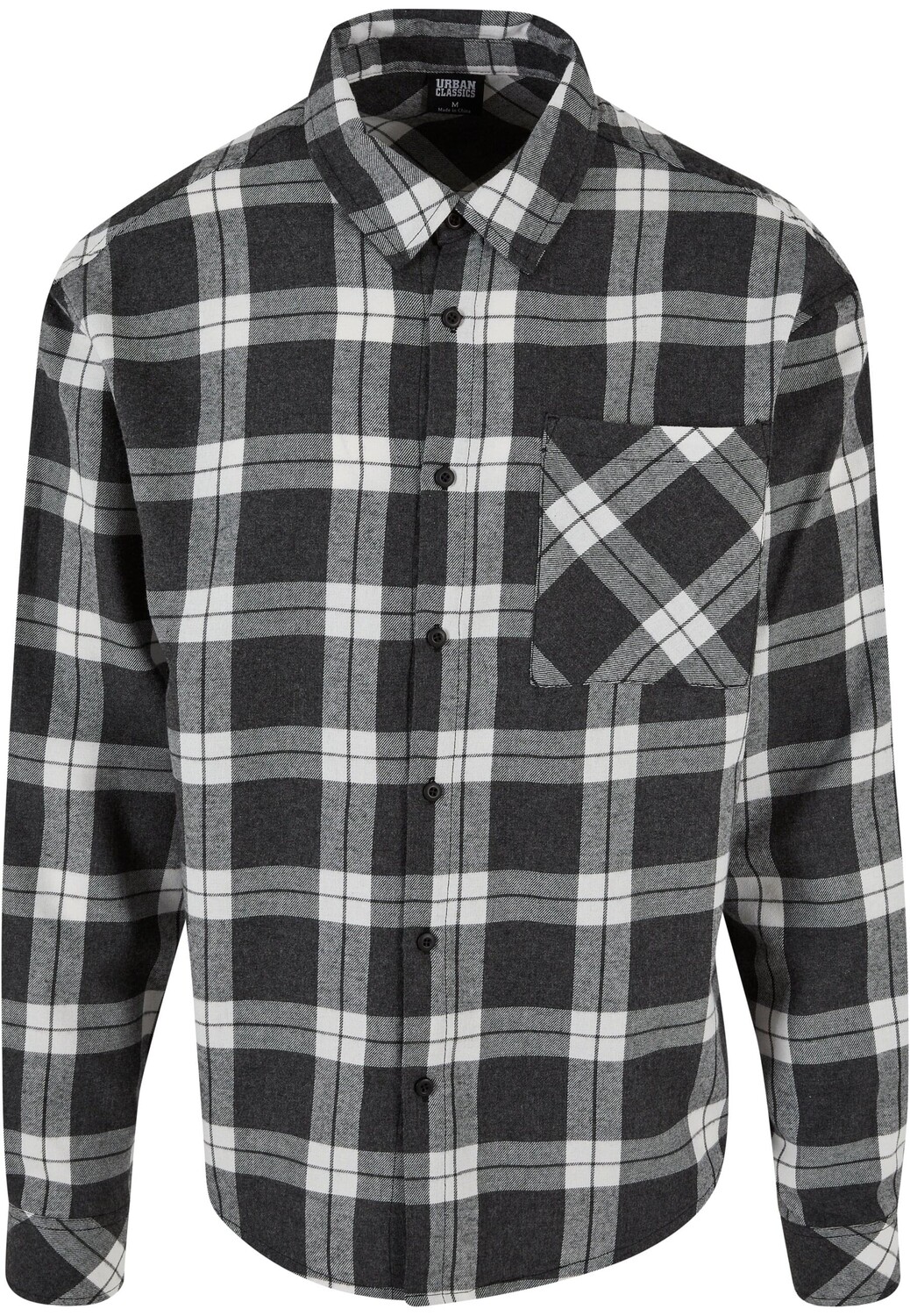 

Футболка Urban Classics Flanell Hemden, серый