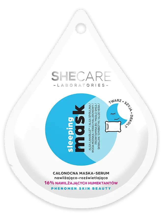 

Увлажняющая маска для лица на ночь Shecare Sleeping Mask, 10 мл