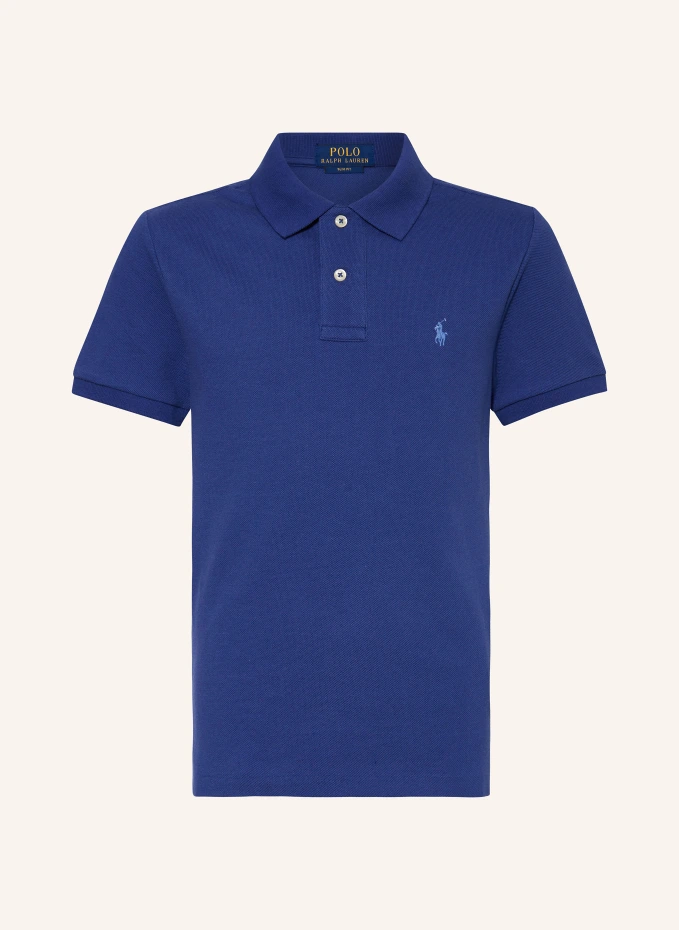 

Рубашка-поло из пике Polo Ralph Lauren, синий