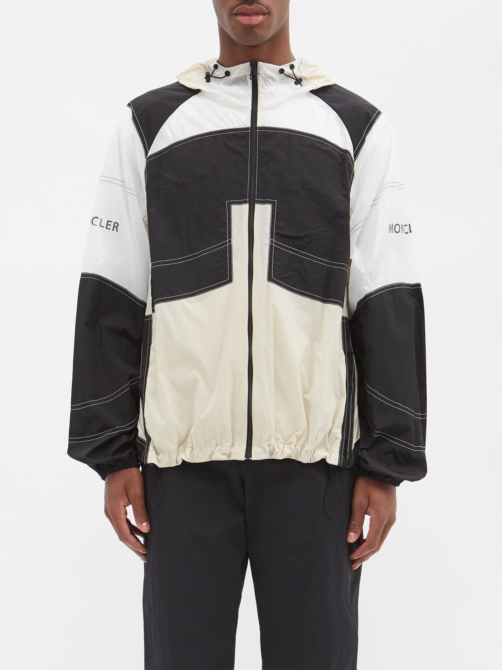 

Куртка jessop из мультиткани со вставками Moncler, белый