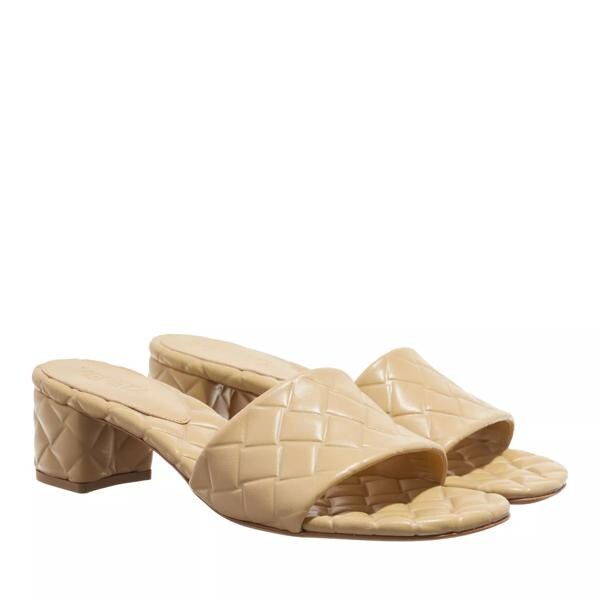 

Сандалии sandal leather cane Bottega Veneta, бежевый