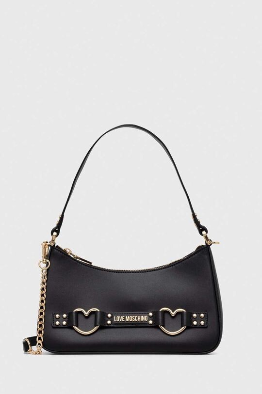 

Кожаная сумка Love Moschino, черный