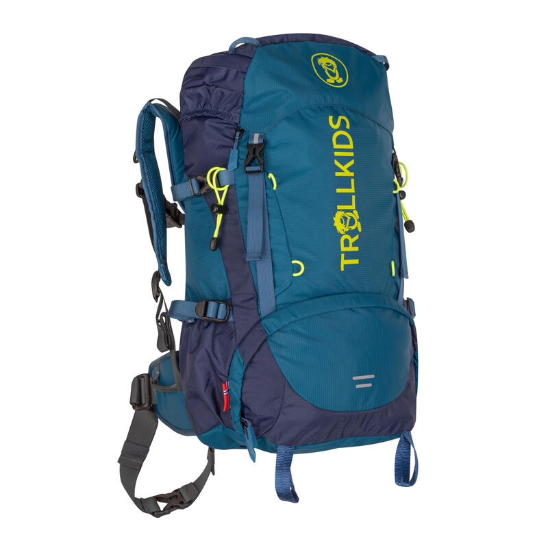 Детский походный рюкзак Trollkids - Trolltunga 30 литров синий/зеленый