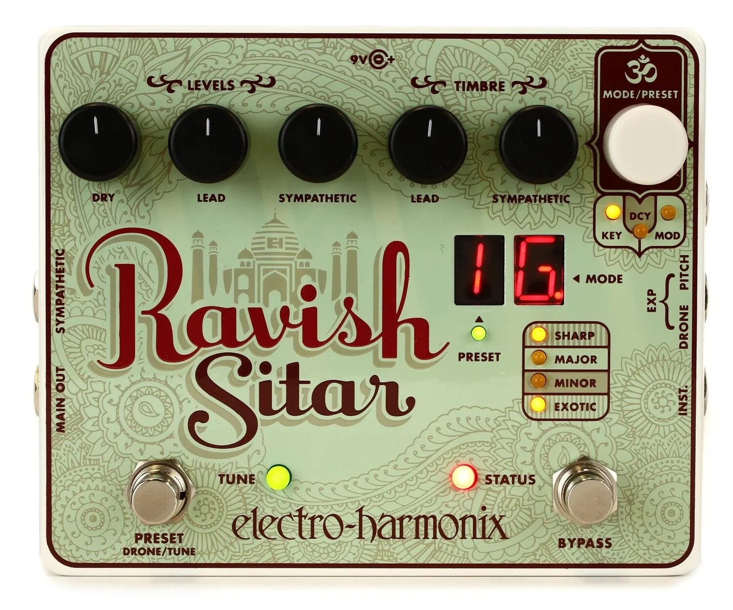 

Electro-Harmonix Ravish Педаль эмуляции ситара