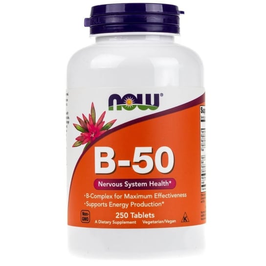 Now Foods, Витамин B-50 - 250 таблеток