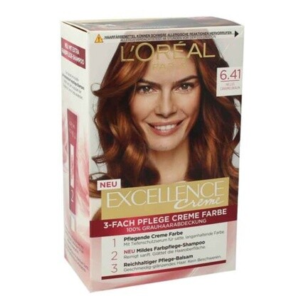 

L'Oreal Excellence Creme 6.41 Светло-карамельно-коричневый