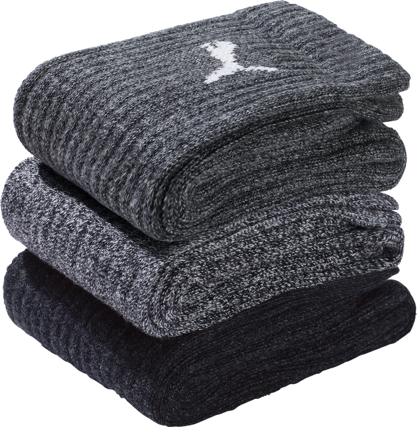 

Носки Puma Socks Unisex Sport 3 шт, цвет anthrazit/grau