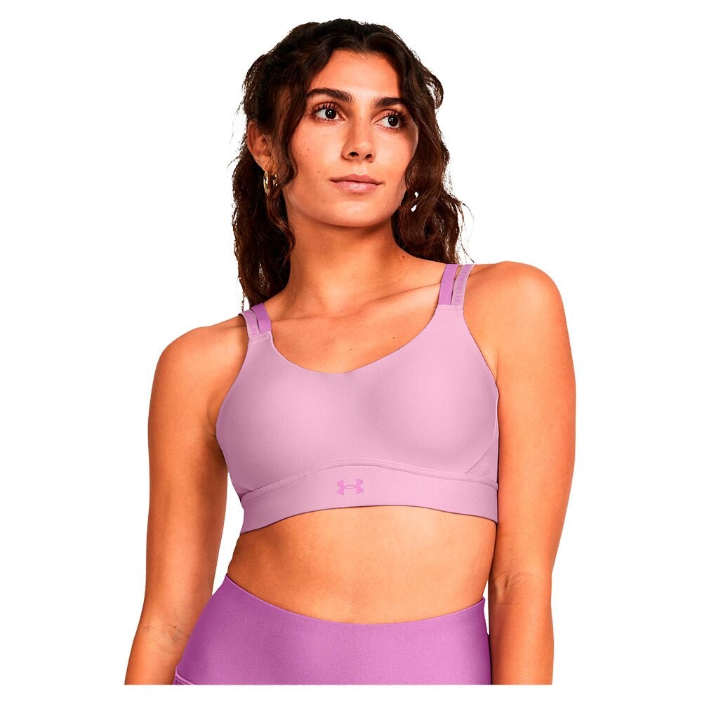 

Спортивный топ Under Armour Infinity 2.0 Rib Medium Support, фиолетовый
