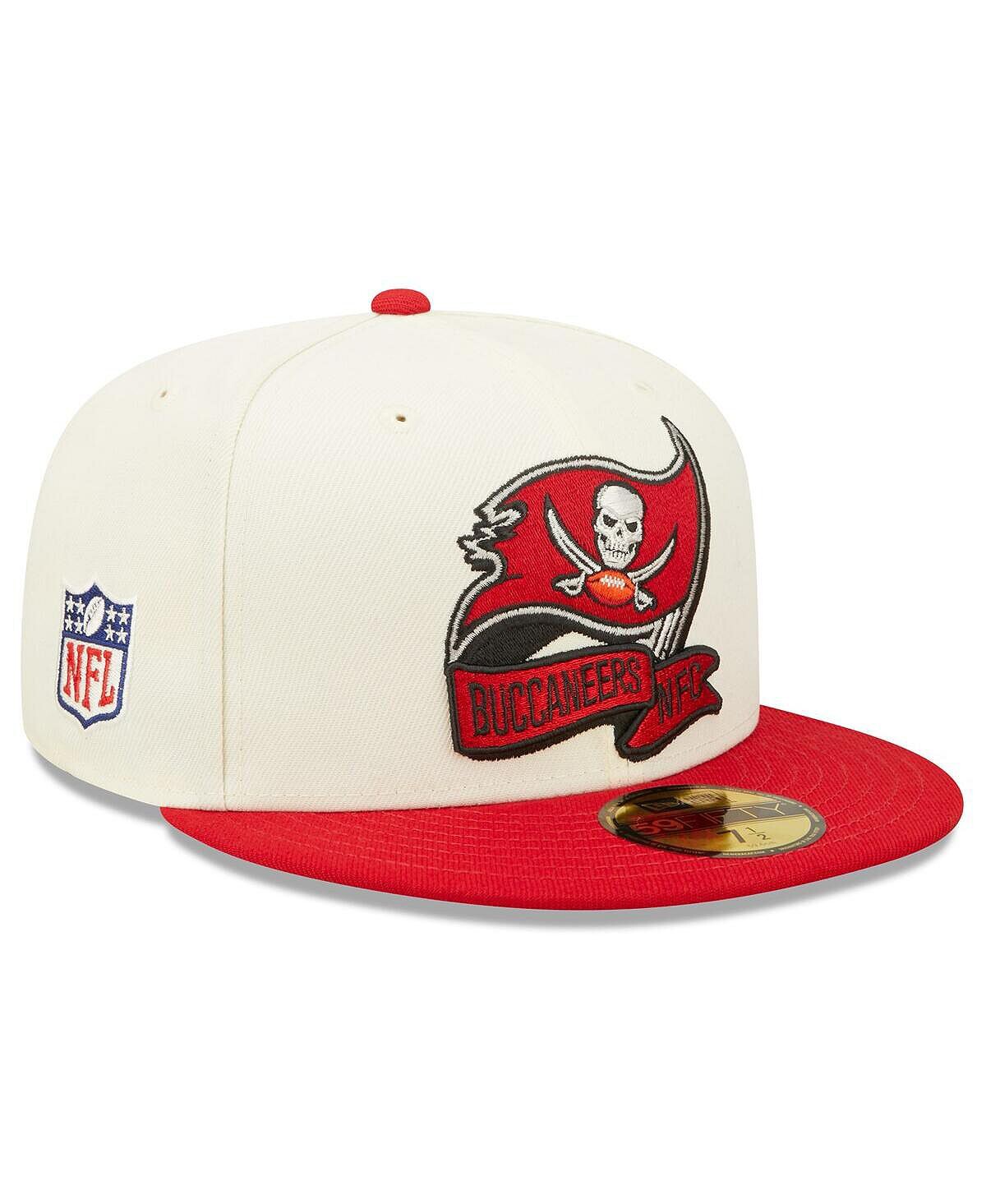 

Мужская кремовая, красная кепка Tampa Bay Buccaneers 2022 Sideline 59FIFTY New Era