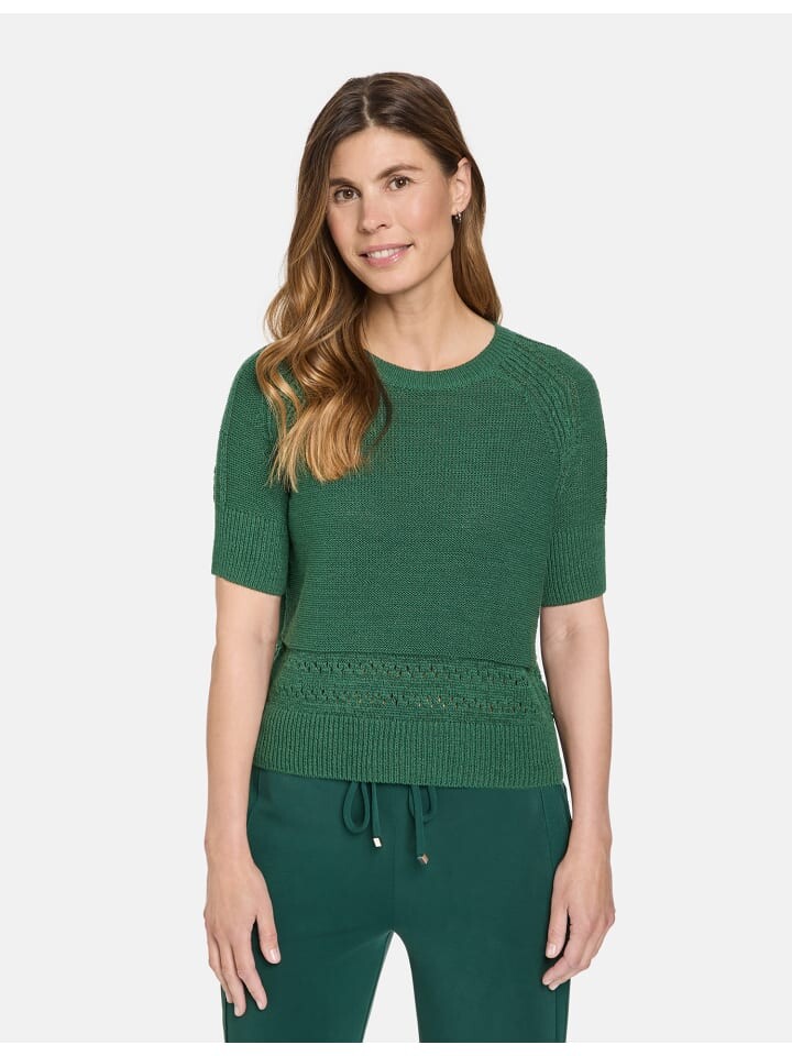 

Пуловер Gerry Weber Strick Shirt Top Body, цвет deep green